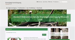 Desktop Screenshot of kjv-biberach.de