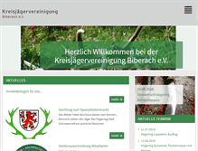 Tablet Screenshot of kjv-biberach.de